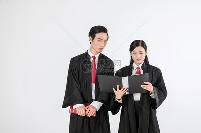 律师合作高清图片下载-正版图片500986176
